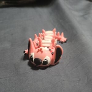 Pink Cartoon Character Figurine